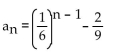 Write a formula for the nth term of the given geometric sequence. Do not use a recursion formula. -  A)    B)    C)    D)   