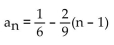 Write a formula for the nth term of the given geometric sequence. Do not use a recursion formula. -  A)    B)    C)    D)   