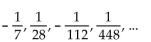 Write a formula for the nth term of the given geometric sequence. Do not use a recursion formula. -  A)    B)    C)    D)   