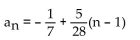 Write a formula for the nth term of the given geometric sequence. Do not use a recursion formula. -  A)    B)    C)    D)   
