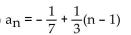 Find the required part of the geometric sequence. -Find a formula for the nth term of a geometric sequence with third term   and sixth term -   . A)    B)    C)    D)   
