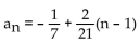 Find the required part of the geometric sequence. -Find a formula for the nth term of a geometric sequence with third term   and sixth term -   . A)    B)    C)    D)   