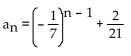 Find the required part of the geometric sequence. -Find a formula for the nth term of a geometric sequence with third term   and sixth term -   . A)    B)    C)    D)   