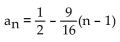 Find the required part of the geometric sequence. -Find a formula for the nth term of a geometric sequence with second term   and fifth term   A)    B)    C)    D)   