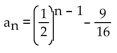 Find the required part of the geometric sequence. -Find a formula for the nth term of a geometric sequence with second term   and fifth term   A)    B)    C)    D)   