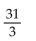 Find the sum of the geometric series. -  A)  2 B)    C)  10 D)   