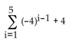 Write the geometric series in summation notation. -  A)    B)    C)    D)   