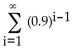 Write the geometric series in summation notation. -0.9 + 0.09 + 0.009 + . . . A)    B)    C)    D)   