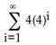 Find the sum of the given infinite geometric series if possible. Write the answer as a decimal number if appropriate. -  A)  16 B)  -5.3333333 C)  272 D)  No sum