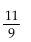 Write the repeating decimal number as a fraction. -0.92929292 . . . A)    B)    C)    D)   