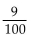Write the repeating decimal number as a fraction. -0.92929292 . . . A)    B)    C)    D)   