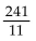 Write the repeating decimal number as a fraction. -7.3030303 . . . A)    B)    C)    D)   