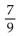 Write the repeating decimal number as a fraction. -0.07777 . . . A)    B)    C)    D)   