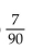 Write the repeating decimal number as a fraction. -0.07777 . . . A)    B)    C)    D)   