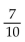 Write the repeating decimal number as a fraction. -0.07777 . . . A)    B)    C)    D)   