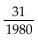 Write the repeating decimal number as a fraction. -0.0155155155 . . . A)    B)    C)    D)   