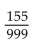 Write the repeating decimal number as a fraction. -0.0155155155 . . . A)    B)    C)    D)   