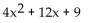 Write the complete binomial expansion. -  A)    B)    C)    D)   