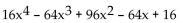 Write the complete binomial expansion. -  A)    B)    C)    D)   