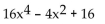 Write the complete binomial expansion. -  A)    B)    C)    D)   