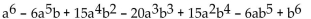 Write the complete binomial expansion. -  A)    B)    C)    D)   