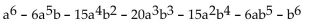 Write the complete binomial expansion. -  A)    B)    C)    D)   