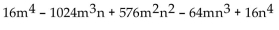 Write the complete binomial expansion. -  A)    B)    C)    D)   