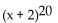 Write the first four terms of the binomial expansion. -  A)    B)    C)    D)   
