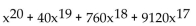 Write the first four terms of the binomial expansion. -  A)    B)    C)    D)   