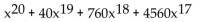 Write the first four terms of the binomial expansion. -  A)    B)    C)    D)   