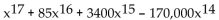 Write the first four terms of the binomial expansion. -  A)    B)    C)    D)   