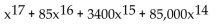 Write the first four terms of the binomial expansion. -  A)    B)    C)    D)   