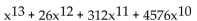 Write the first four terms of the binomial expansion. -  A)    B)    C)    D)   