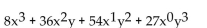 Write the first four terms of the binomial expansion. -  A)    B)    C)    D)   