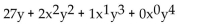 Write the first four terms of the binomial expansion. -  A)    B)    C)    D)   