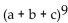 Solve the problem. -What is the coefficient of a   in the expansion of   ? A)  2520 B)  288 C)  1260 D)  40,320