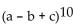 Solve the problem. -What is the coefficient of   in the expansion of   A)  362,880 B)  -362,880 C)  -2520 D)  2520