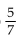 Use the addition rule to solve the problem. -One digit from the number 6,353,883 is written on each of seven cards. What is the probability of drawing a card that shows 6, 3, or 5? A)    B)    C)    D)   