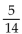 Solve the problem. -If the odds against a candidate winning an election are 5 to 9, then what is the probability that that candidate will win the election? A)    B)    C)    D)   