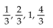 Provide an appropriate response. -Which of these is not an arithmetic sequence? A)  1, 3, 5, 7 B)  -5, 2, 9, 16 C)    D)  3, 6, 12, 24
