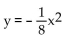Find the equation of the parabola determined by the given information. -Focus at (0, -2) , directrix y = 2 A)    B)    C)    D)   