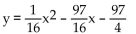 Find the equation of the parabola determined by the given information. -Focus at (7, -7) , directrix x = -1 A)    B)    C)    D)   