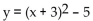Find the vertex of the parabola, and determine whether the parabola opens upward, downward, to the left, or to the right. -  A)  (3, 5) , up B)  (-3, -5) , up C)  (3, -5) , down D)  (-3, 5) , down