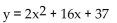 Find the coordinates of the vertex of the parabola. -  A)  (-5, 4)  B)  (5, -4)  C)  (4, -5)  D)  (-4, 5) 
