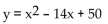 Find the coordinates of the vertex of the parabola. -  A)  (1, 7)  B)  (7, 1)  C)  (0, 7)  D)  (1, 0) 