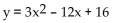 Find the coordinates of the vertex of the parabola. -  A)  (2, 4)  B)  (2, 0)  C)  (4, 0)  D)  (4, 2) 