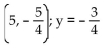 Find the focus and the directrix of the parabola. -  A)  (5, -2) ; y = 0 B)  (5, 0) ; y = -2 C)    D)  (5, -5) ; y = -3