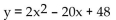 Find the focus and the directrix of the parabola. -  A)    B)  (5, 0) ; x = -4 C)  (5, 6) ; x = 10 D)   