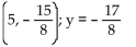 Find the focus and the directrix of the parabola. -  A)    B)  (5, 0) ; x = -4 C)  (5, 6) ; x = 10 D)   