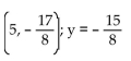 Find the focus and the directrix of the parabola. -  A)    B)  (5, 0) ; x = -4 C)  (5, 6) ; x = 10 D)   